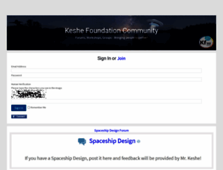 community.keshefoundation.org screenshot