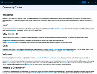 community.livejournal.com screenshot