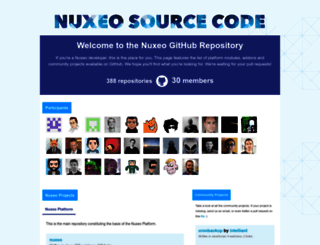 community.nuxeo.com screenshot