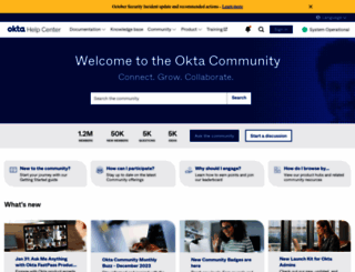 community.okta.com screenshot
