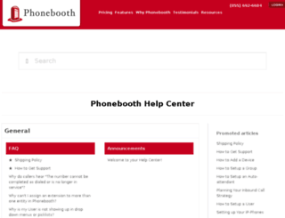 community.phonebooth.com screenshot
