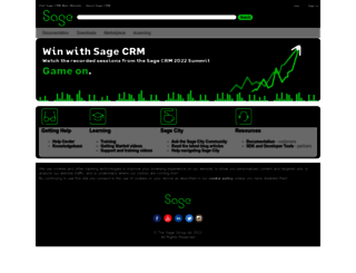community.sagecrm.com screenshot