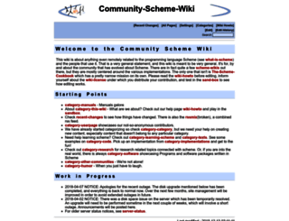 community.schemewiki.org screenshot