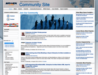 community.sparxsystems.com screenshot