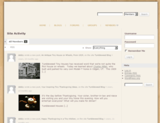 community.tumbleweedhouses.com screenshot
