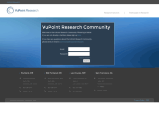 community.vupointresearch.com screenshot