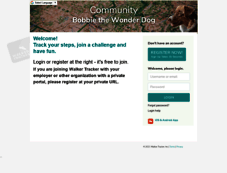 community.walkertracker.com screenshot
