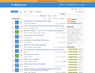 community.webfaction.com screenshot