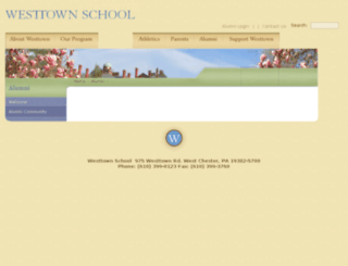 community.westtown.edu screenshot