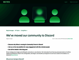 community.wirexapp.com screenshot