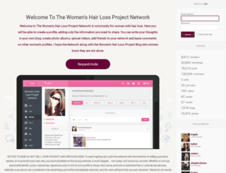 community.womenshairlossproject.com screenshot