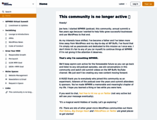 community.wpmrr.com screenshot