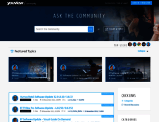 community.youview.com screenshot