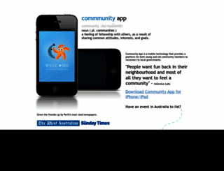 communityapp.com.au screenshot