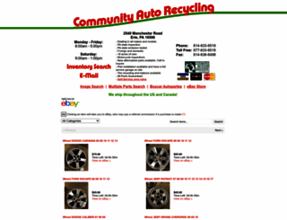 communityautorecyclingpa.com screenshot