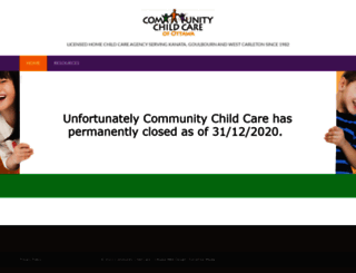 communitychildcare.ca screenshot