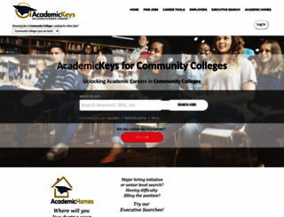 communitycolleges.academickeys.com screenshot