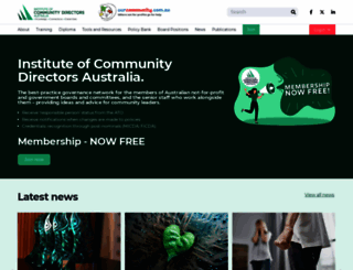 communitydirectors.com.au screenshot