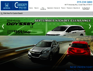 communityhondacars.com screenshot
