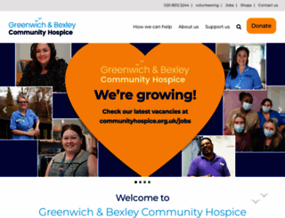 communityhospice.org.uk screenshot