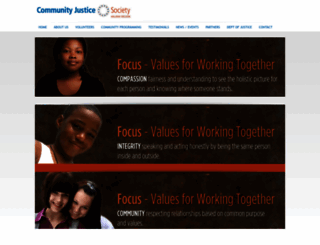communityjusticesociety.org screenshot