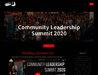 communityleadershipsummit.com screenshot