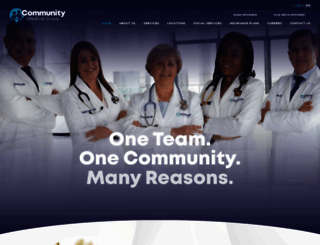 communitymedicalgroup.com screenshot