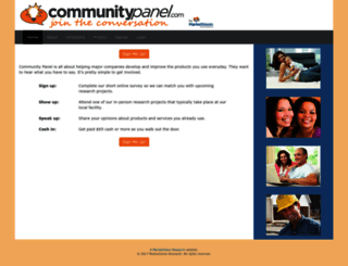 communitypanel.com screenshot
