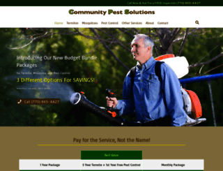 communitypestsolutions.com screenshot