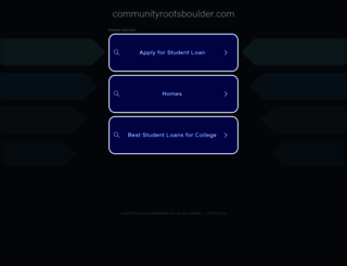 communityrootsboulder.com screenshot