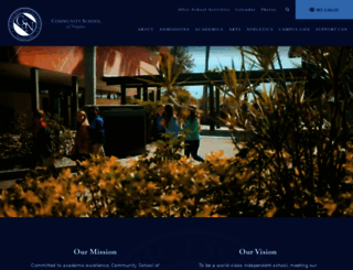 communityschoolnaples.org screenshot