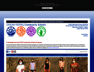 communityschools.cfsd16.org screenshot