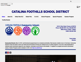 communityschools.cfsd16.org screenshot