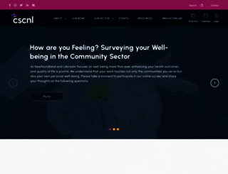 communitysector.nl.ca screenshot