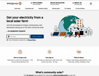 communitysolar.energysage.com screenshot
