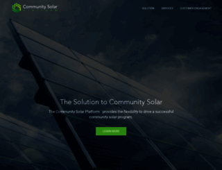 communitysolarplatform.com screenshot