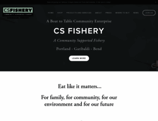 communitysupportedfishery.com screenshot