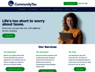 communitytax.com screenshot