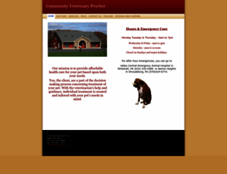 communityveterinarypractice.com screenshot