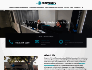 commuserv.com.au screenshot