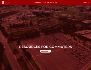 commuterservices.utah.edu screenshot