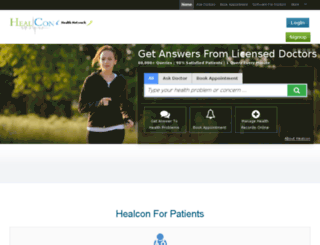comnwww.healcon.com screenshot