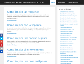 como-limpiar.org screenshot