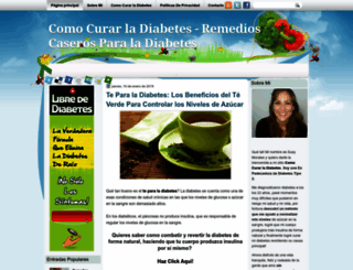 comocurarladiabetesnatural.blogspot.mx screenshot
