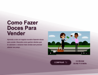 comofazerdocesparavender.com screenshot