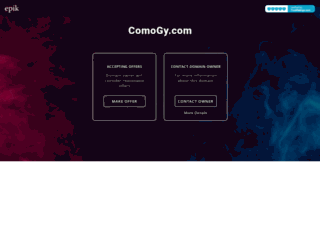 comogy.com screenshot