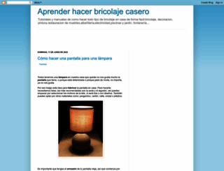 comohacerbricolajecasero.blogspot.com.ar screenshot