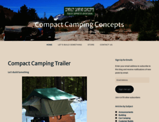 compactcampingconcepts.wordpress.com screenshot