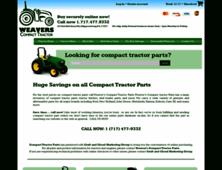 compactractorparts.com screenshot
