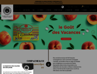 compagnie-coloniale.com screenshot